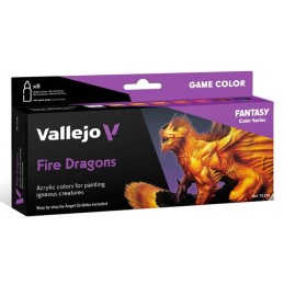 Set 8 Pots: Dragons de Feu