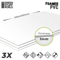 PVC Expansé 1 mm x3