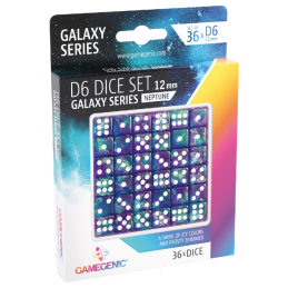 36 Dés 6 -12mm- Galaxy...