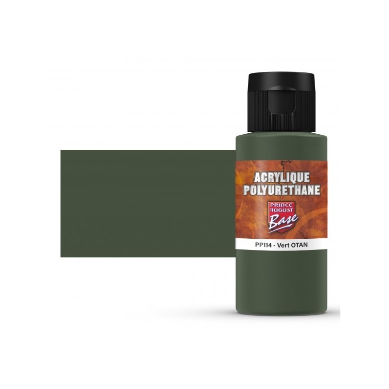 Pot et rendu Acrylique polyurethane Vert OTAN FS34094 60ML