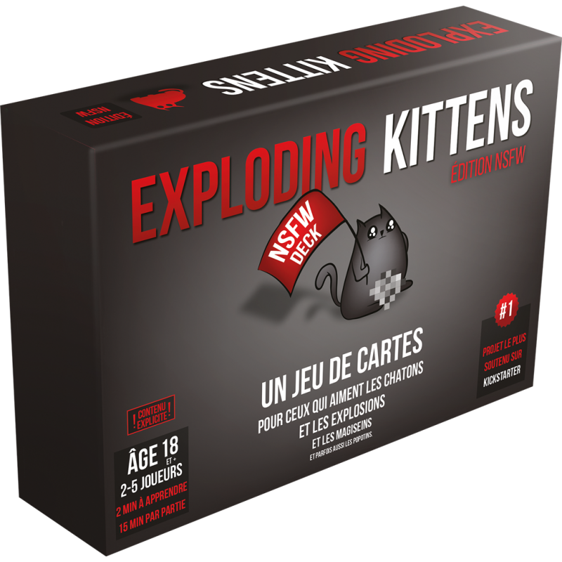 Boite Exploding Kittens : édition NSFW